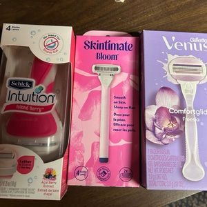 Schick, Gillette, skintimate razors